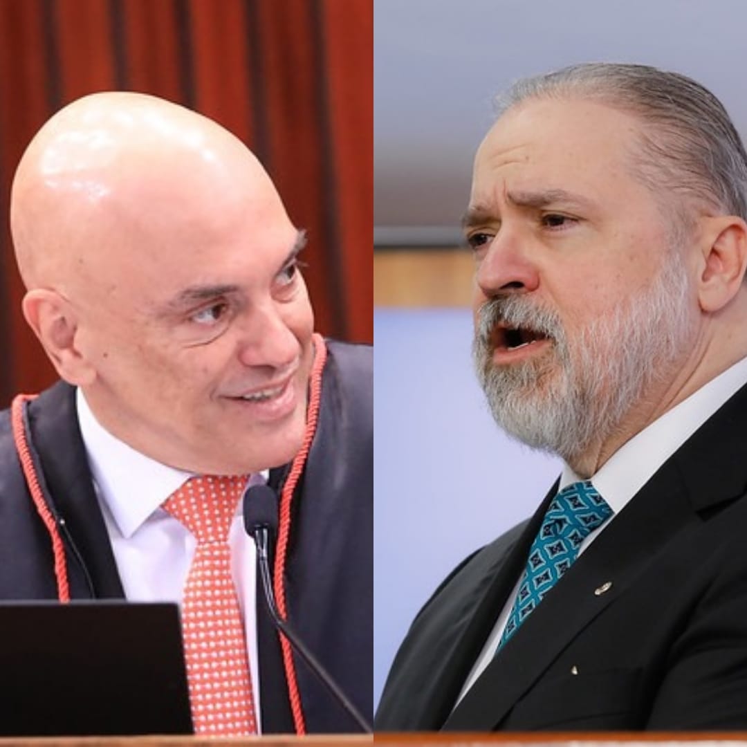 Alexandre Moraes e Augusto Aras