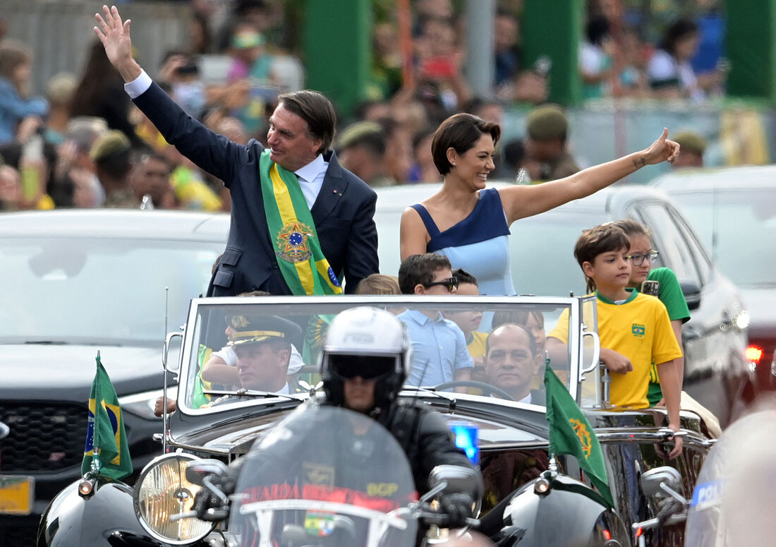 Desfile cívico-militar em Brasília