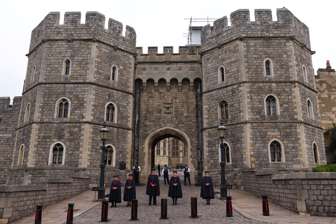 Castelo de Windsor, onde acontecerá o enterro da rainha no dia 19 de setembro