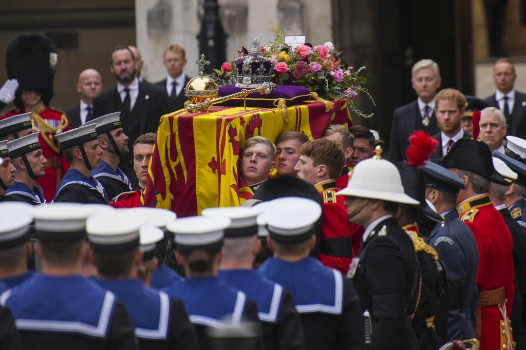 Cortejo fúnebre da rainha Elizabeth II