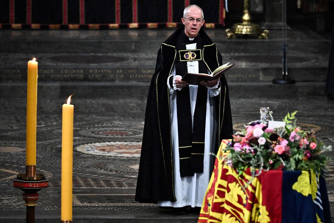 Líder espiritual da Igreja Anglicana, o arcebispo de Canterbury Justin Welby