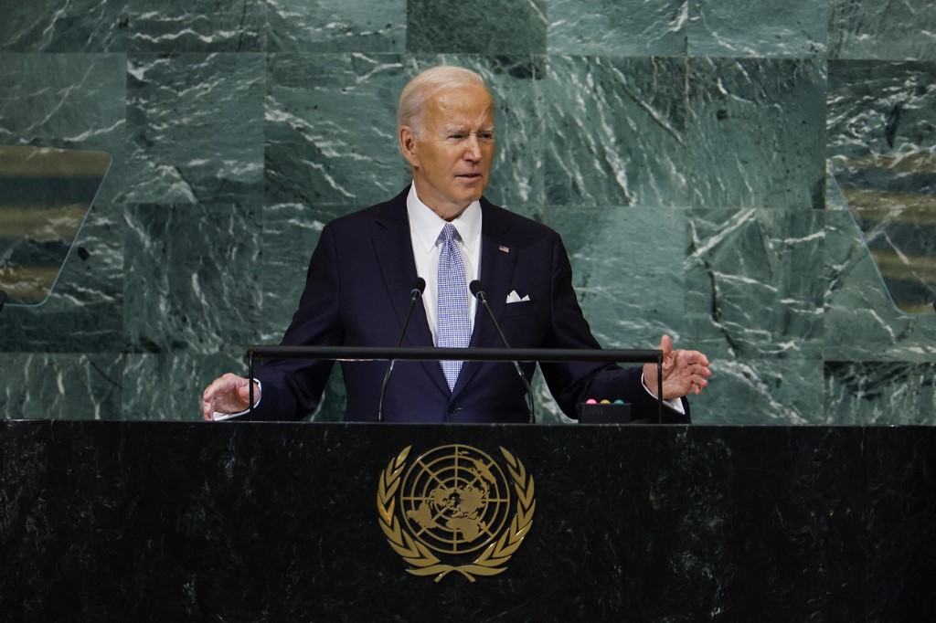 Presidente dos Estados Unidos, Joe Biden, na Assembleia-Geral da ONU