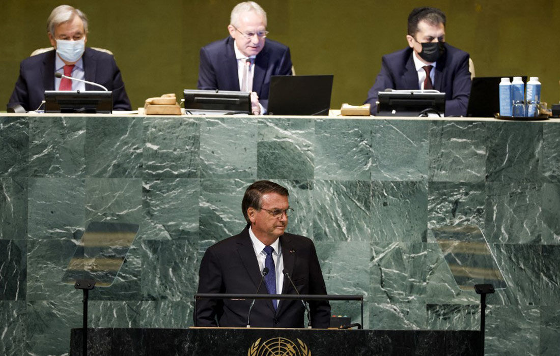 Bolsonaro fala na assembleia da ONU