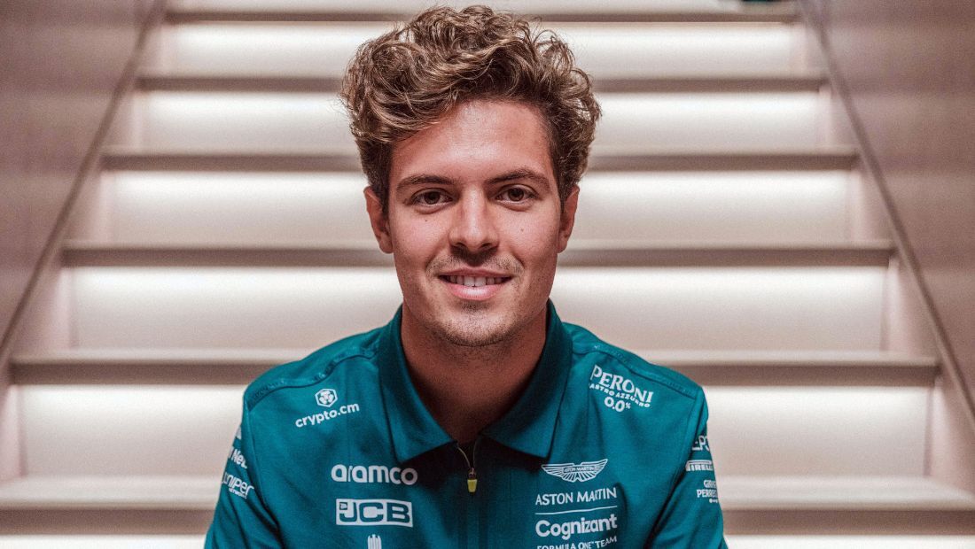 Felipe Drugovich, piloto do programa de jovens pilotos da Aston Martin