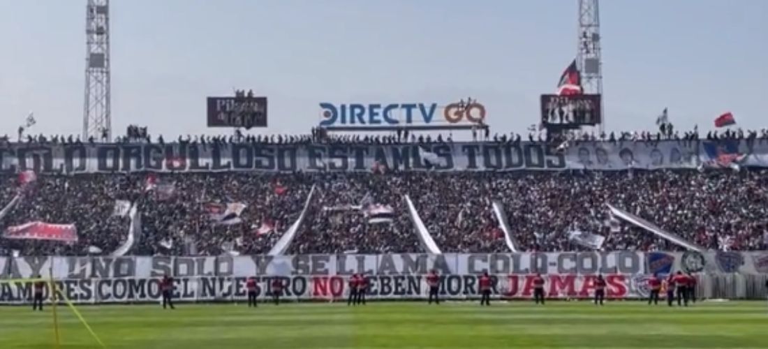 Estádio Monumental momentos antes da queda da estrutura