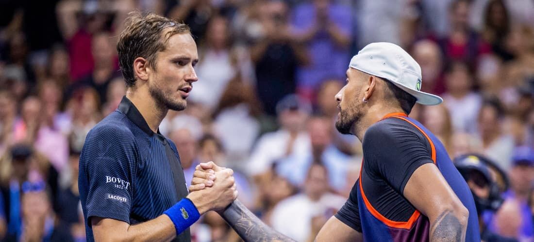 Nick Kyrgios derrota Daniil Medvedev no US Open