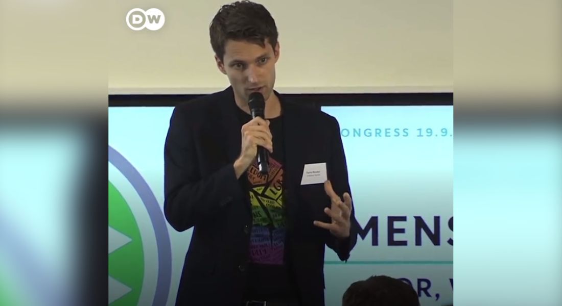 Dario Miden fez um discurso a favor dos direitos LGBTQIA+ para o embaixador do Catar na Alemanha