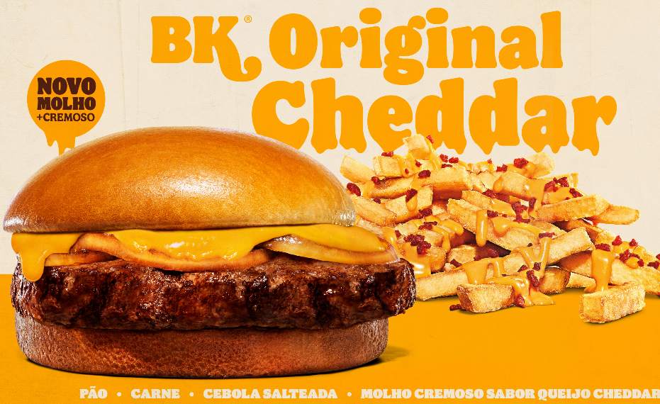 Burger King lança BK Cheddar - Hambúrguer Perfeito