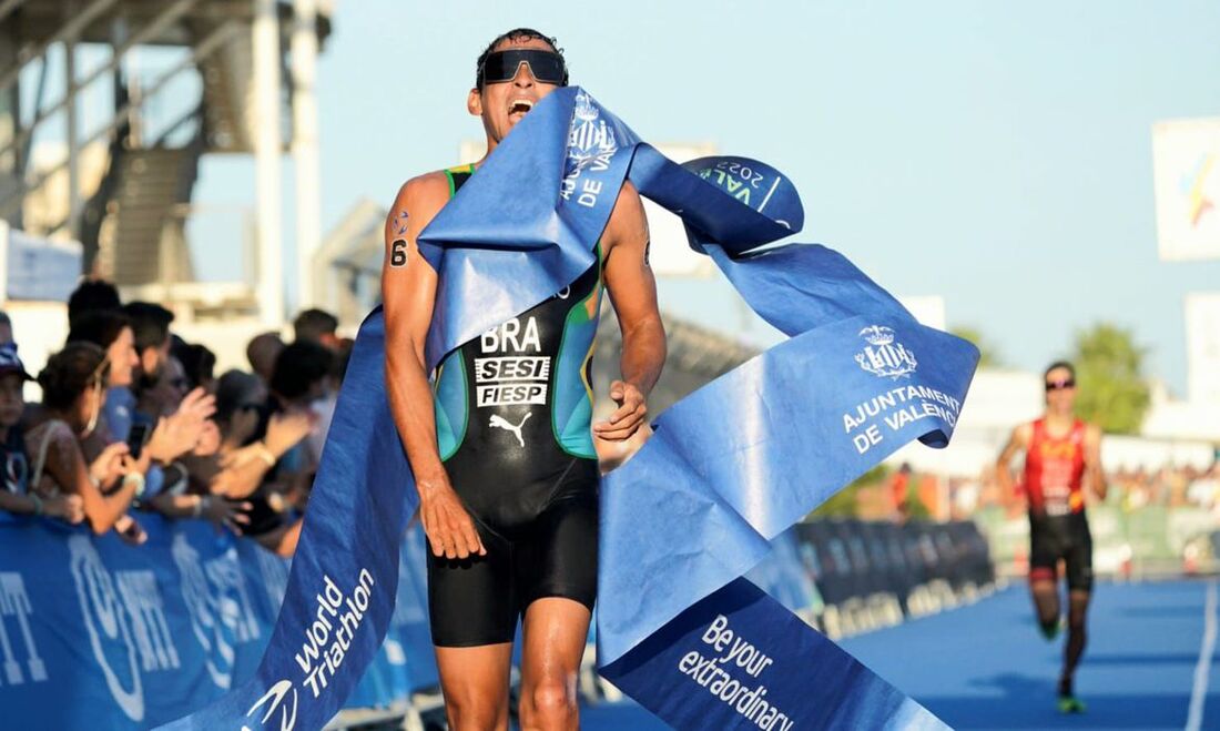 Manoel Messias, atleta de triatlo