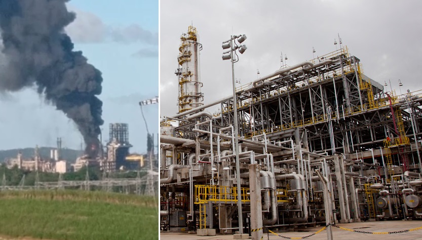 Incêndio atinge refinaria Abreu e Lima 