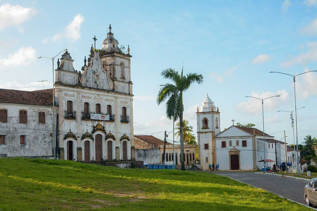 Matriz dos Santos Cosme e Damião, no Sítio Histórico de Igarassu