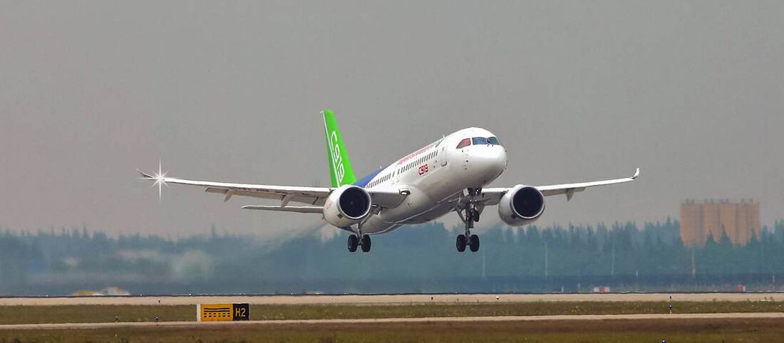 Primeiro jato de grande porte, da China o C919