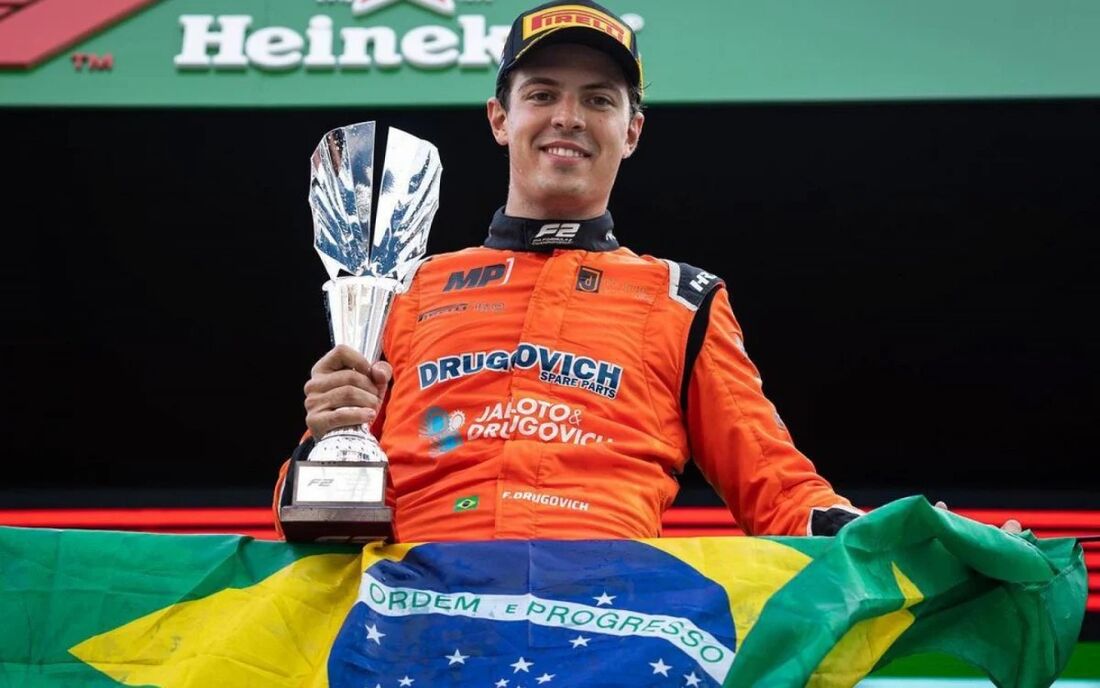 Brasileiro Felipe Drugovich está a um passo do título na F2