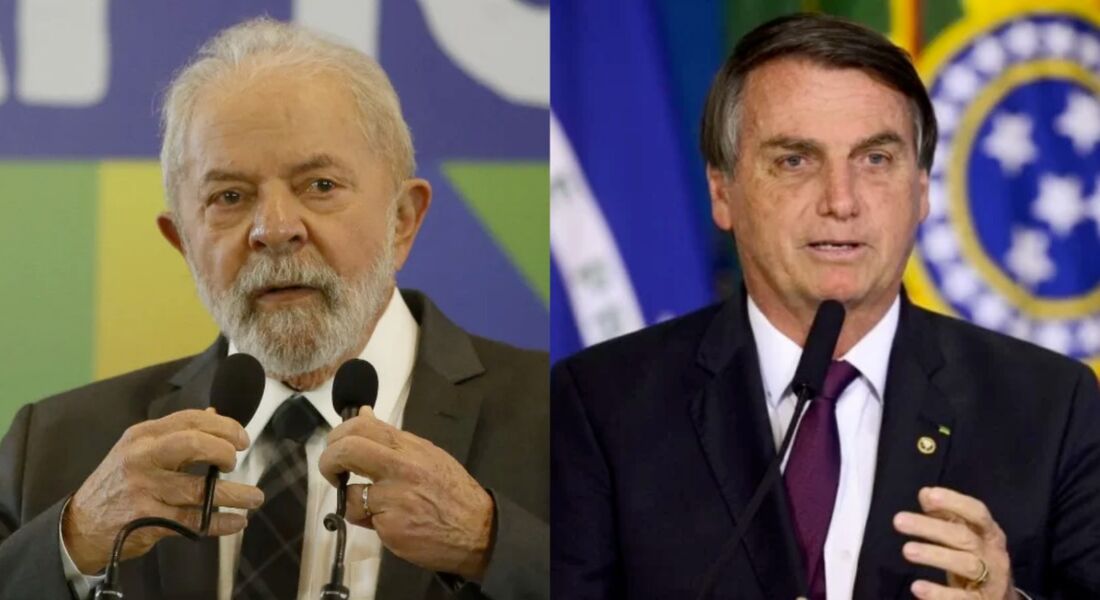 Lula e Jair Bolsonaro