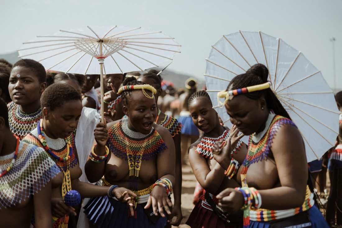 Zulu maidens