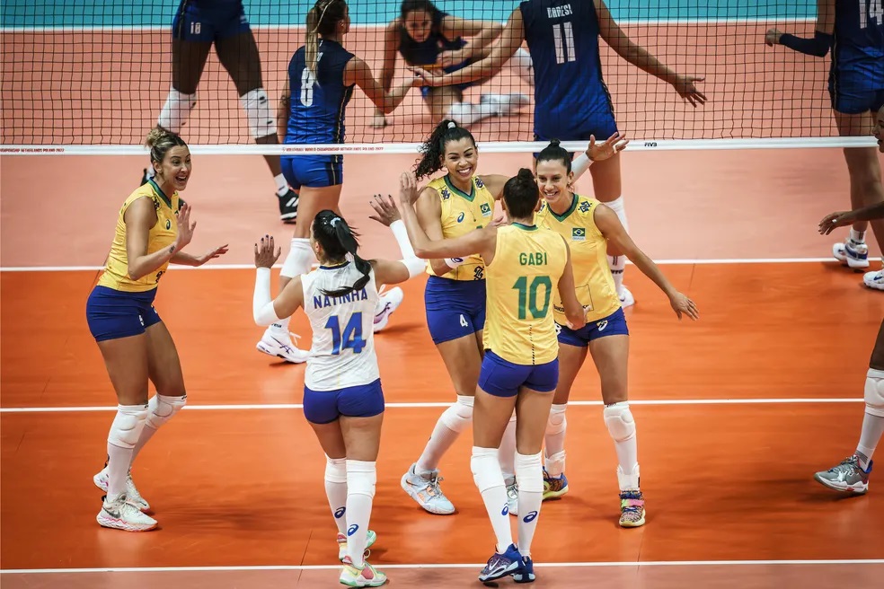 Brasil derrotou a até então invicta Itália