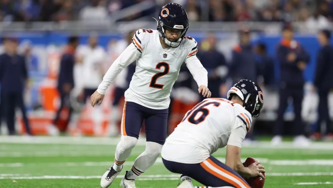 Brasileiro Cairo Santos (n&ordm; 2) é o kicker do Chicago Bears