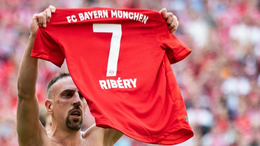 Ribéry fez história no Bayern de Munique 