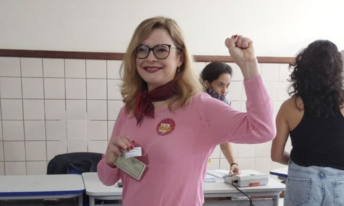 Candidata à Presidência da República pelo PCB, Sofia Manzano