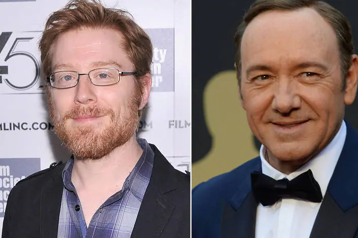 Anthony Rapp e Kevin Spacey. Apesar de ter sido considerado inocente no tribunal norte americano, isso não influencia em nada os processos que correm no Reino Unido