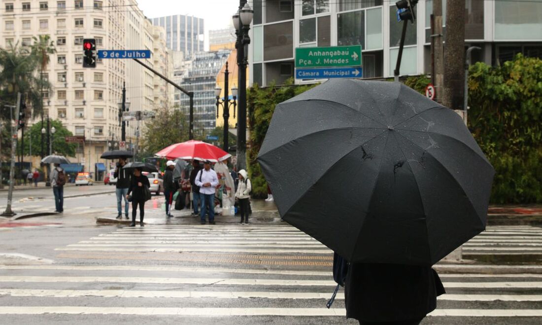 Tempo chuvoso em São Paulo