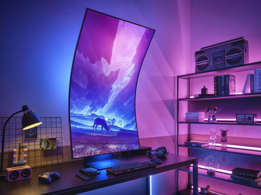 Samsung anunciou a chegada do monitor Odyssey Ark ao Brasil