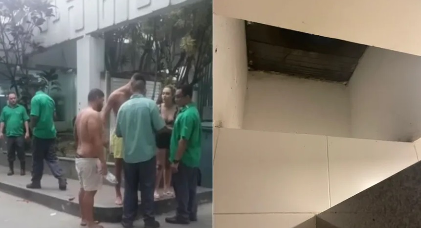 Mulher foi filmada enquanto usava o banheiro do posto 