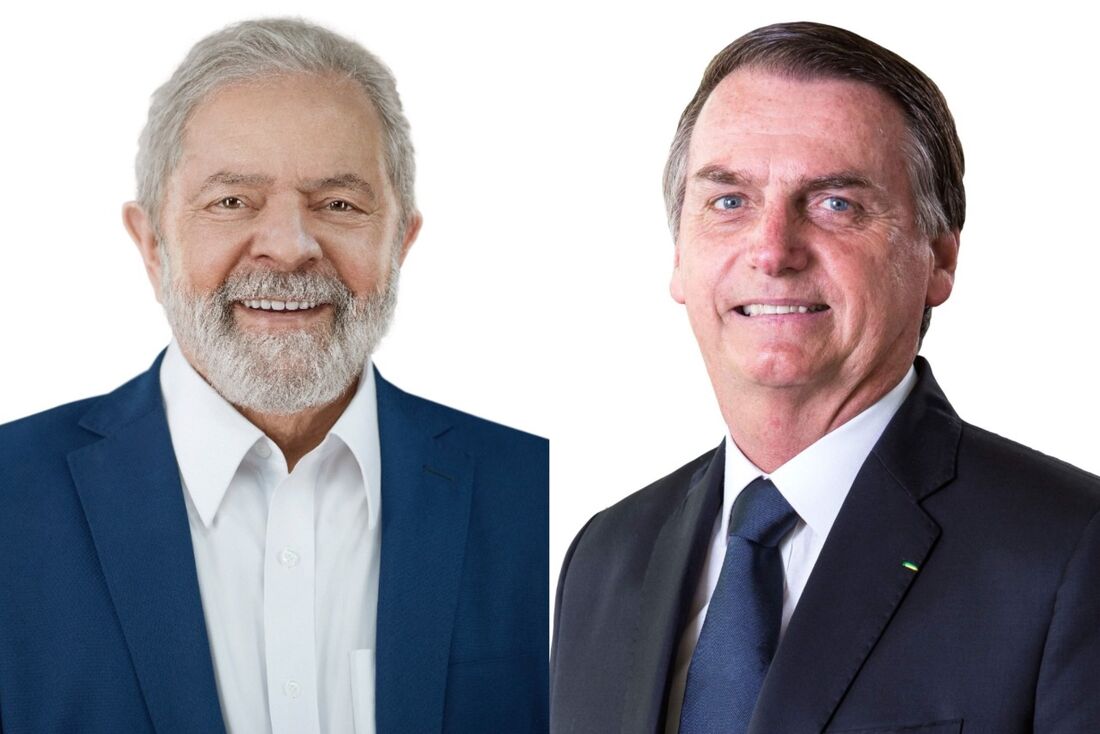 Lula (PT) e Bolsonaro