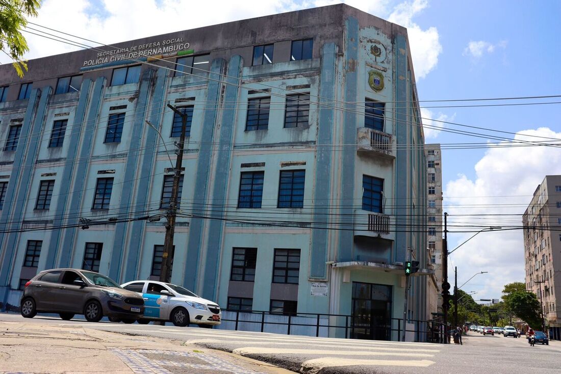 Sede operacional da Polícia Civil de Pernambuco, no Recife