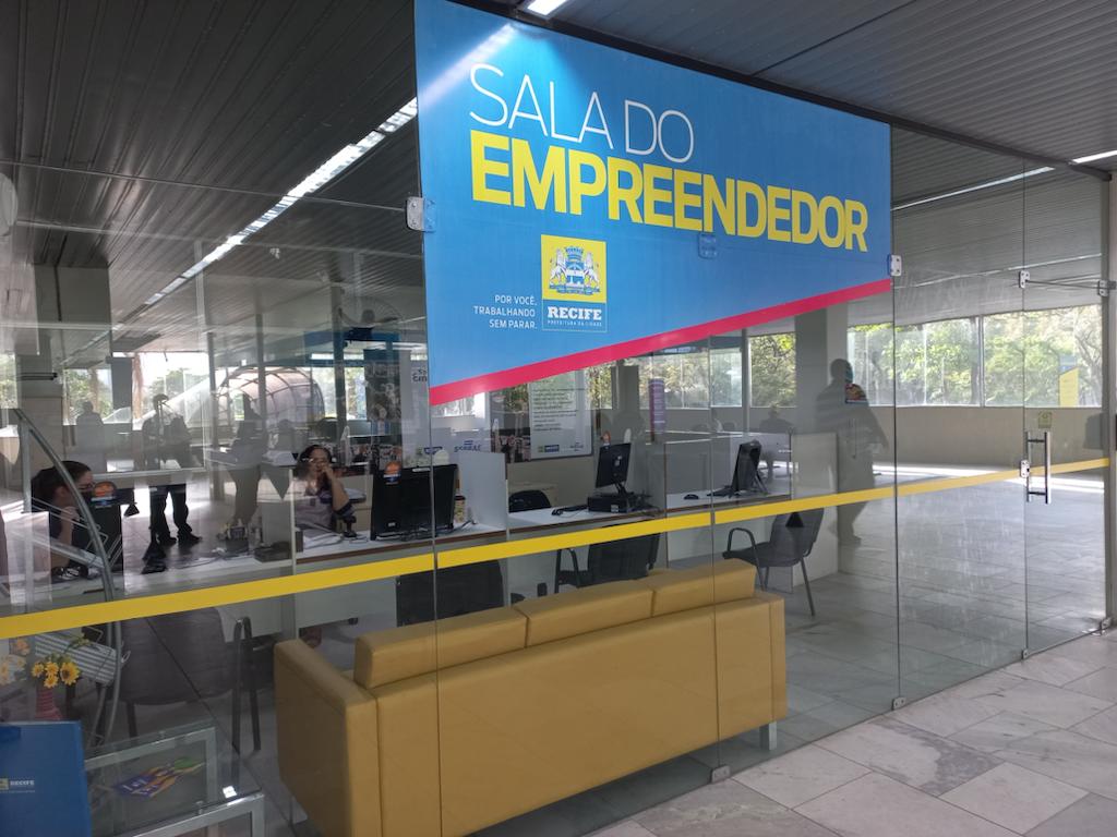 Sala do Empreendedor, na Prefeitura do Recife