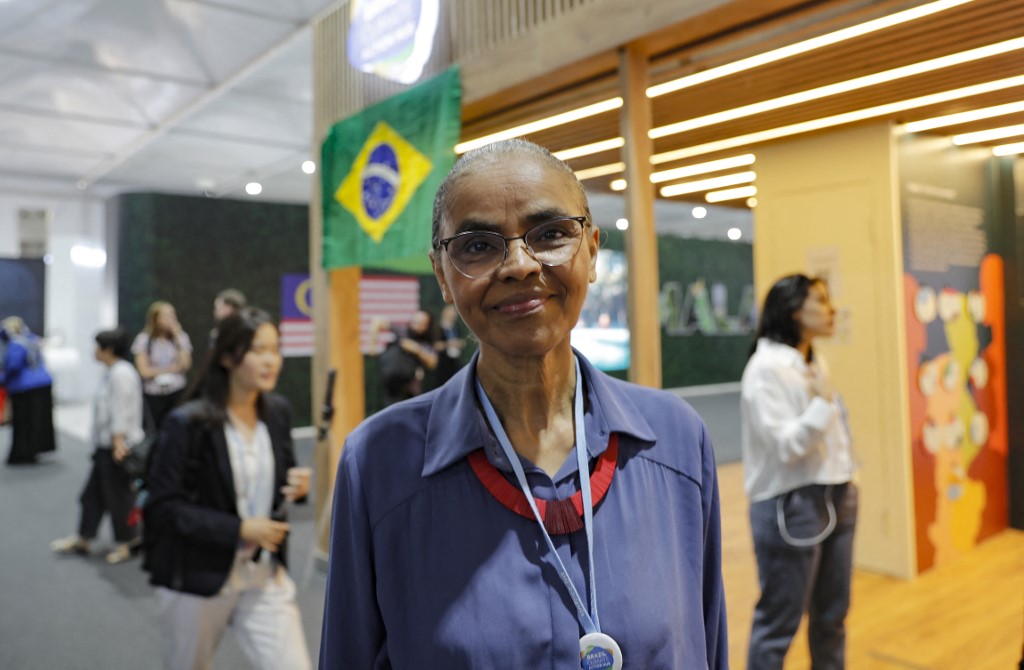 Marina Silva duarante a COP27 