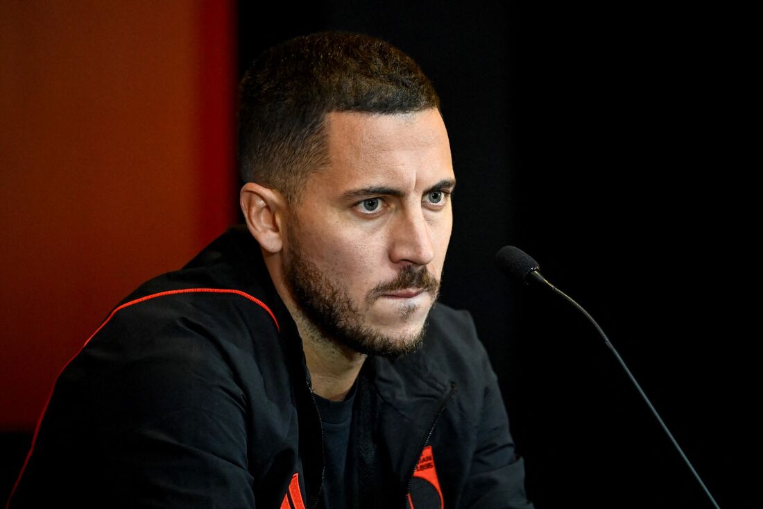 Eden Hazard, capitão da seleção da Bélgica