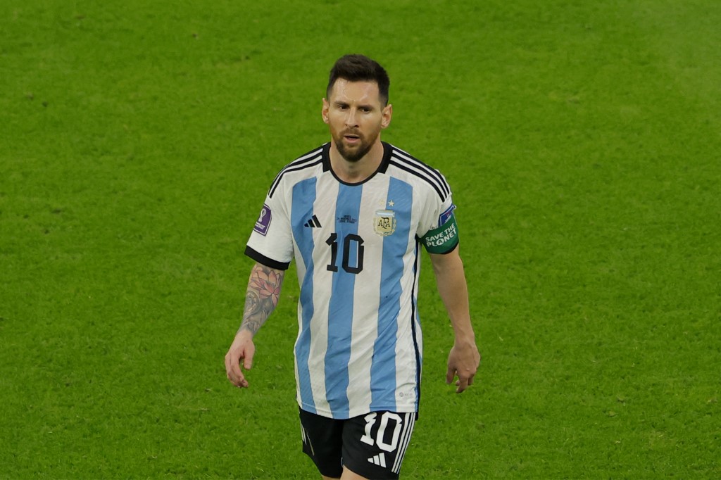 Messi, atacante da Argentina