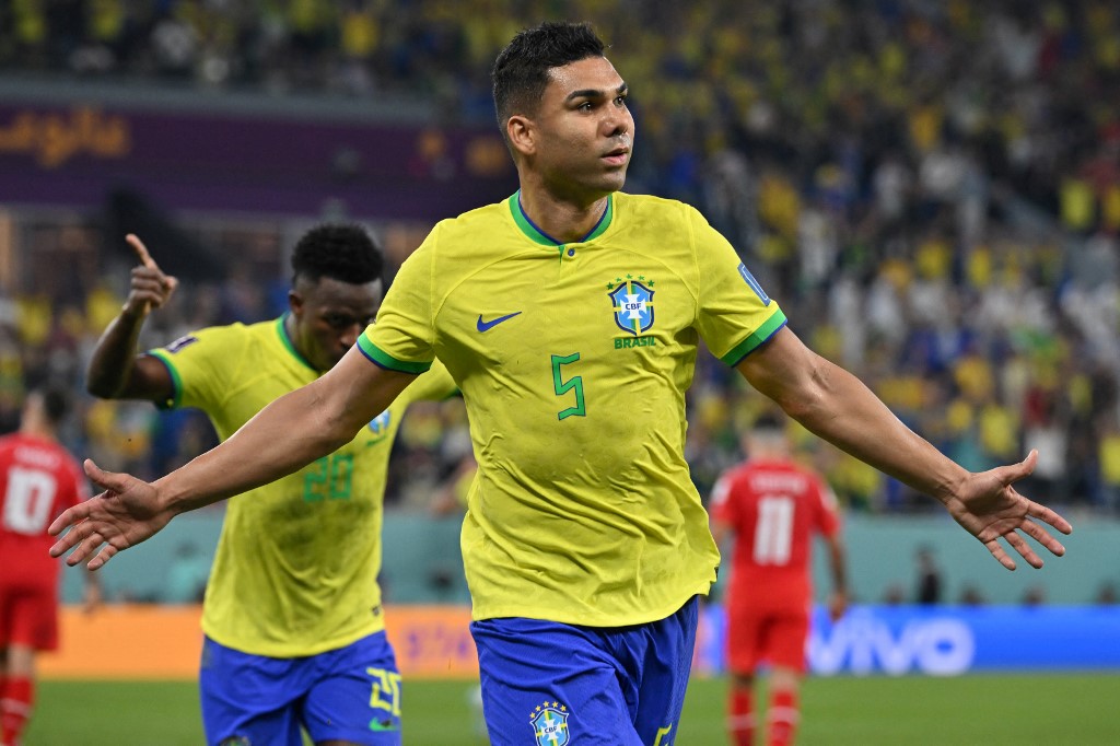 Com golaço de Casemiro, Brasil vence Suíça por 1 a 0 e garante vaga nas  oitavas da Copa, Jornal Nacional