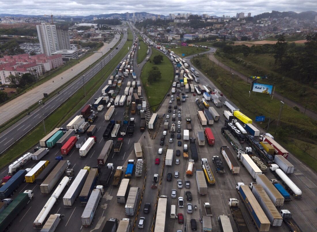 Bloqueios em rodovias federais 