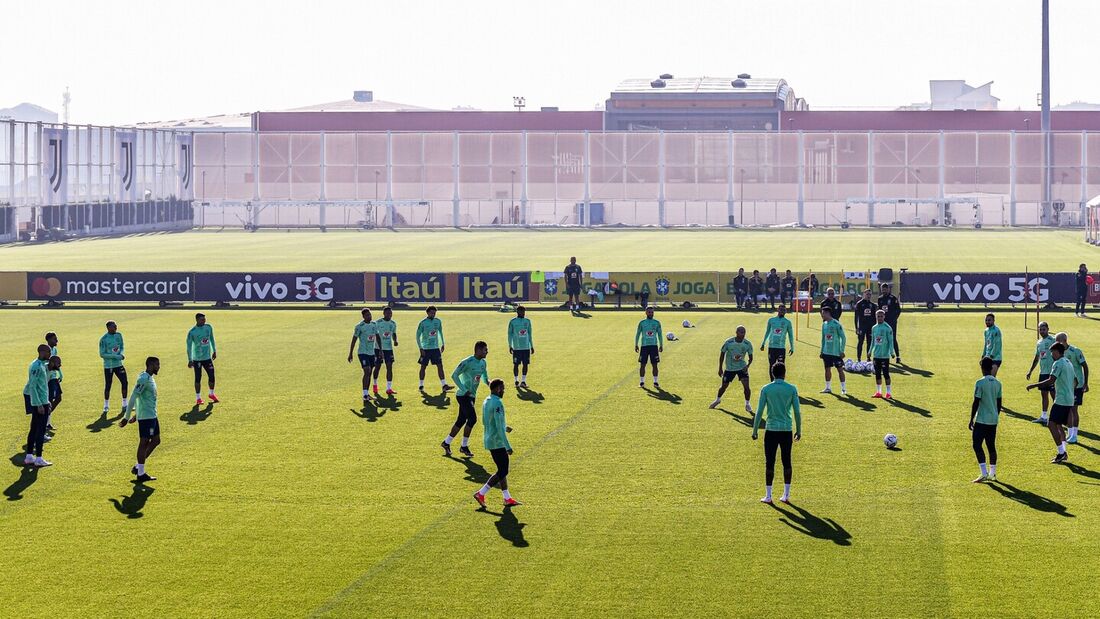 Treino da Seleção Brasileira no Catar