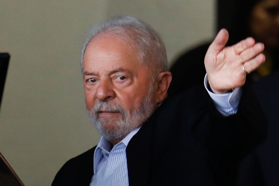 Lula no CCBB, pouco antes de reunirparlamentares