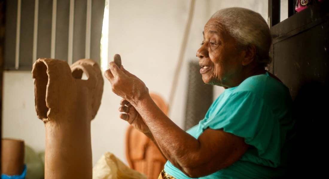 Maria Amélia, ceramista de Tracunhaém 