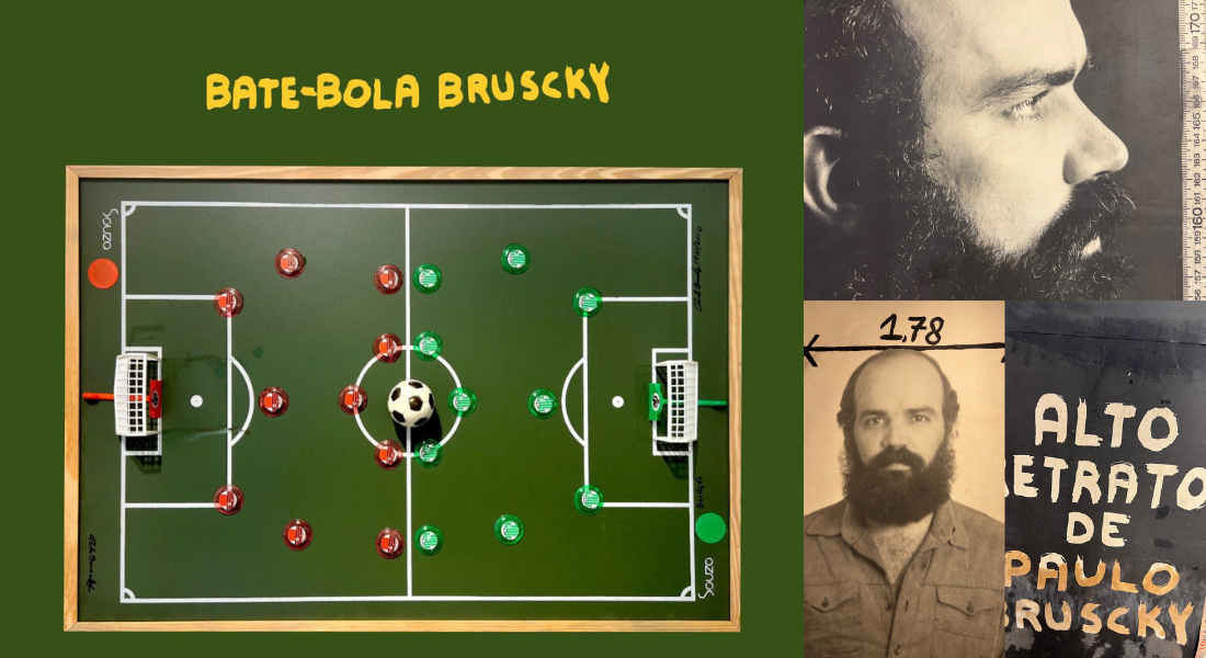 Mostra "Bate Bola Brusky" será aberta na próxima terça-feira (29), na Galeria Marco Zero