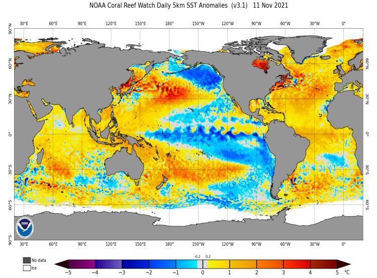 Fenômeno La Niña   Divulgação,