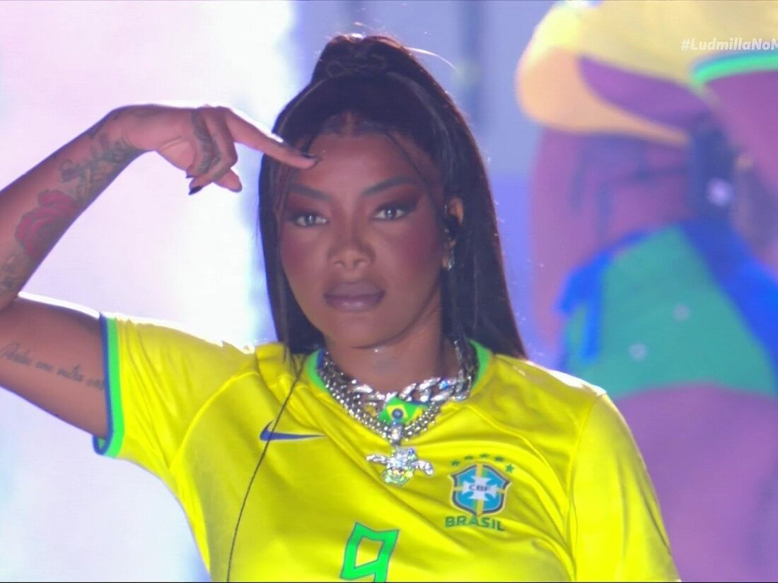 A cantora Ludmilla se apresentará na Copa do Mundo do Catar