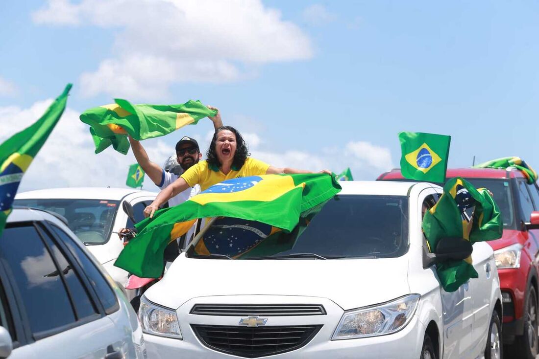 Manifestantes recusam resultado das eleições 