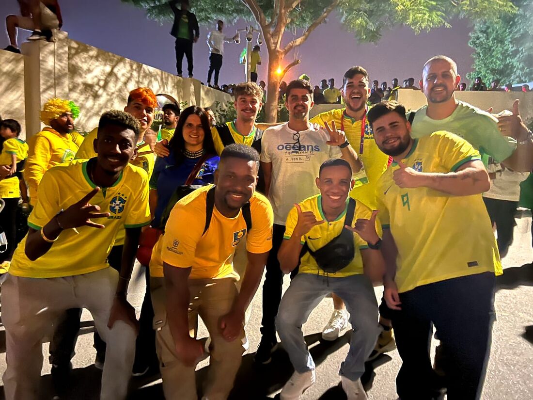 Torcida brasileira no Catar