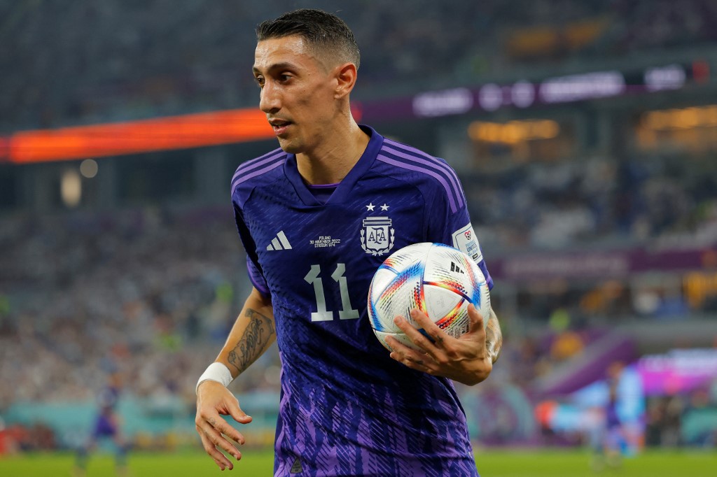 Atacante argentino Ángel Di María