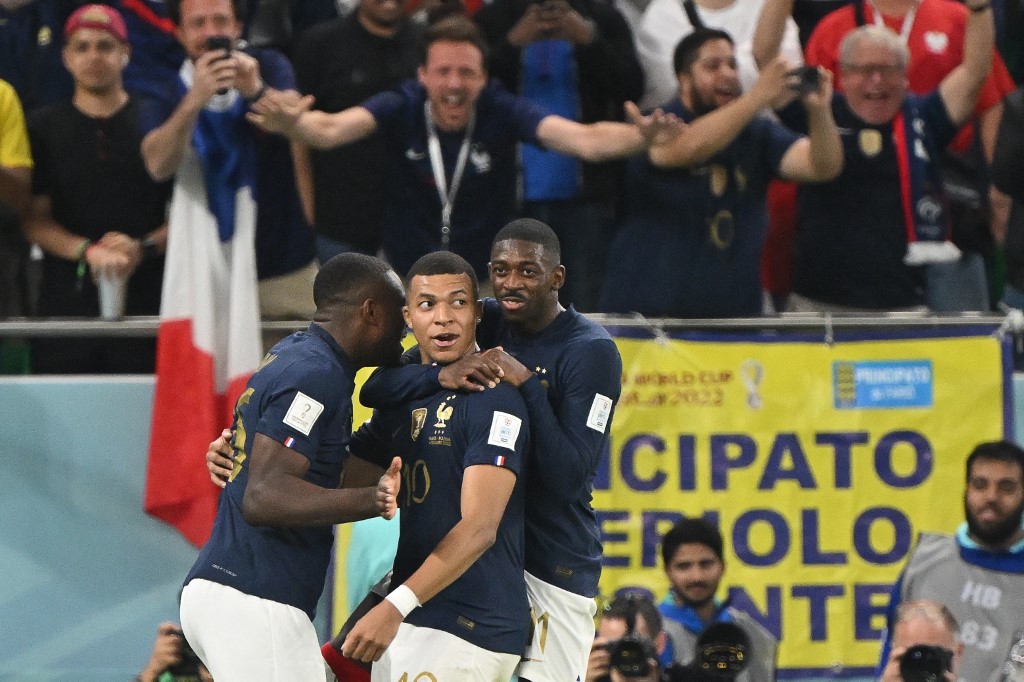 França vence a Polônia nas oitavas de final 