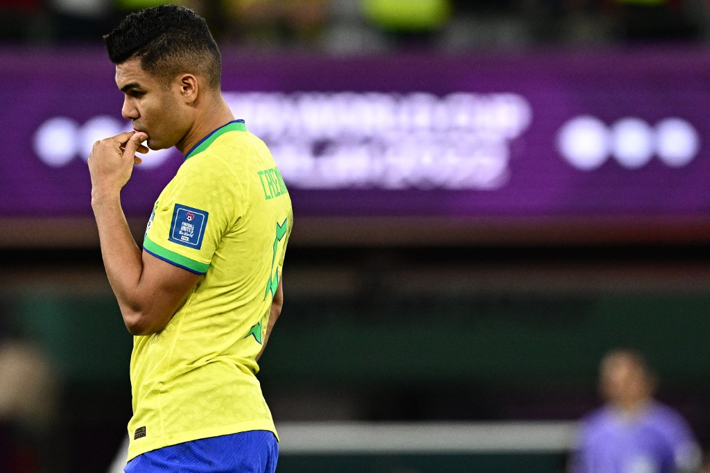 Casemiro desolado após eliminação