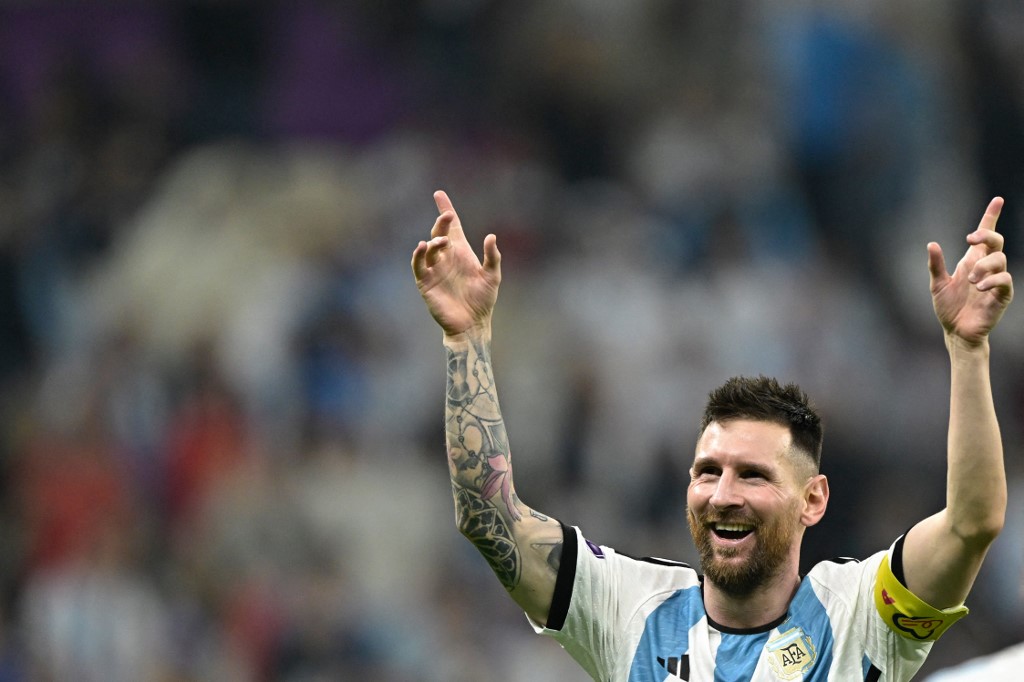 Messi, jogador da Argentina