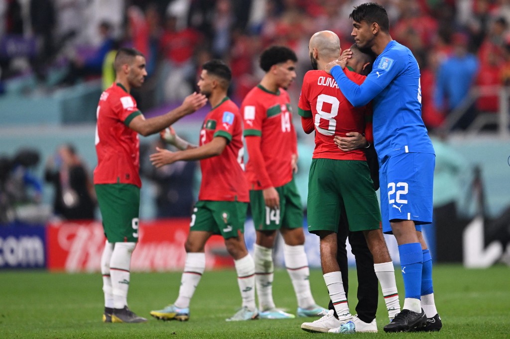 Seleção marroquina foi eliminada pela França nas semifinais da Copa do Mundo do Catar