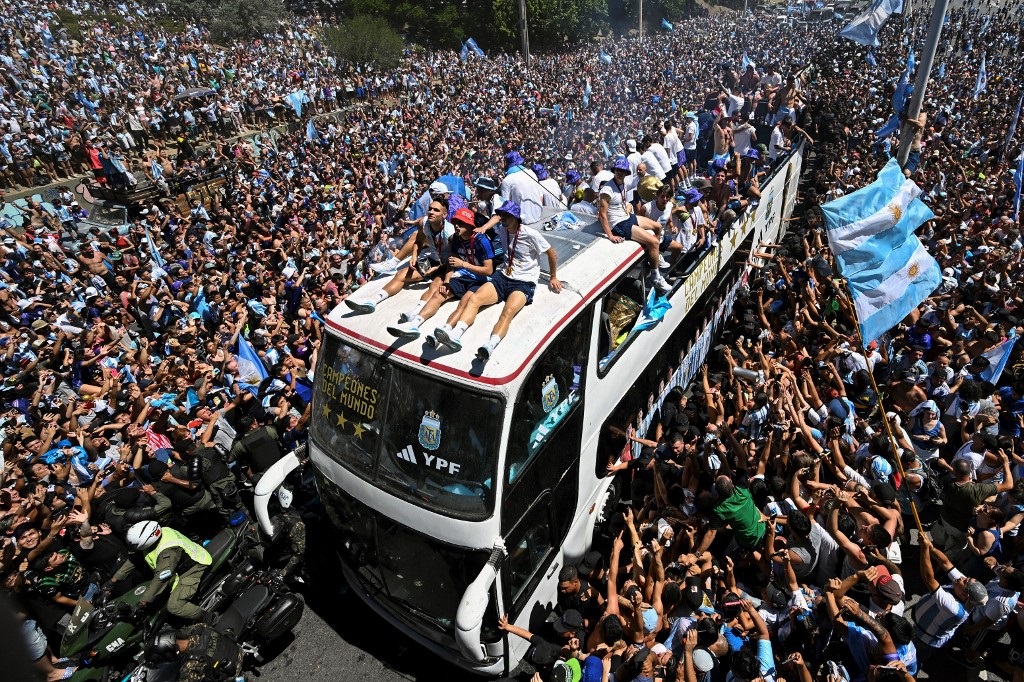 Os argentinos vêm fazendo festa para comemorar a conquista histórica