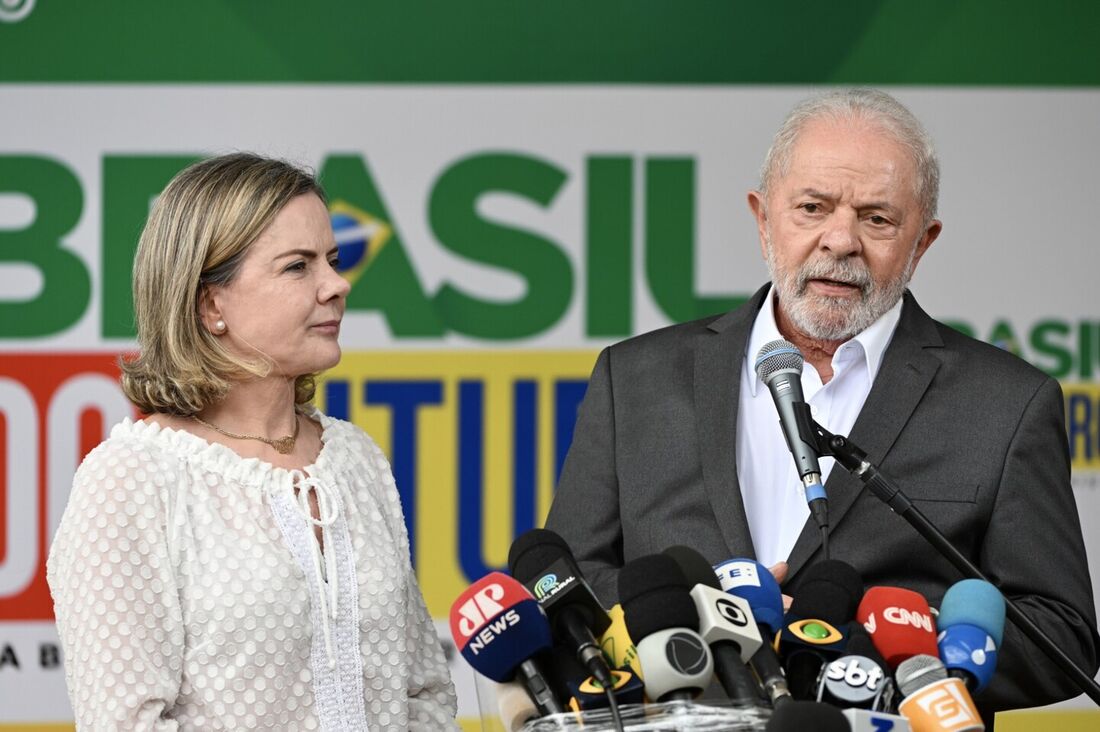 Presidente Lula e Gleisi Hoffmann